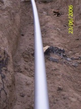Pipeline Beschichtung mit Moist Metal (nachher)